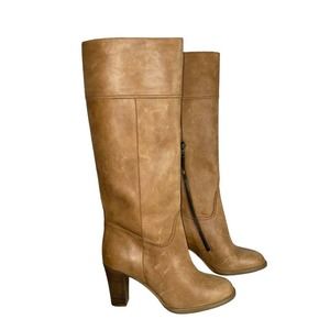 Tan Knee-High Women's Boots